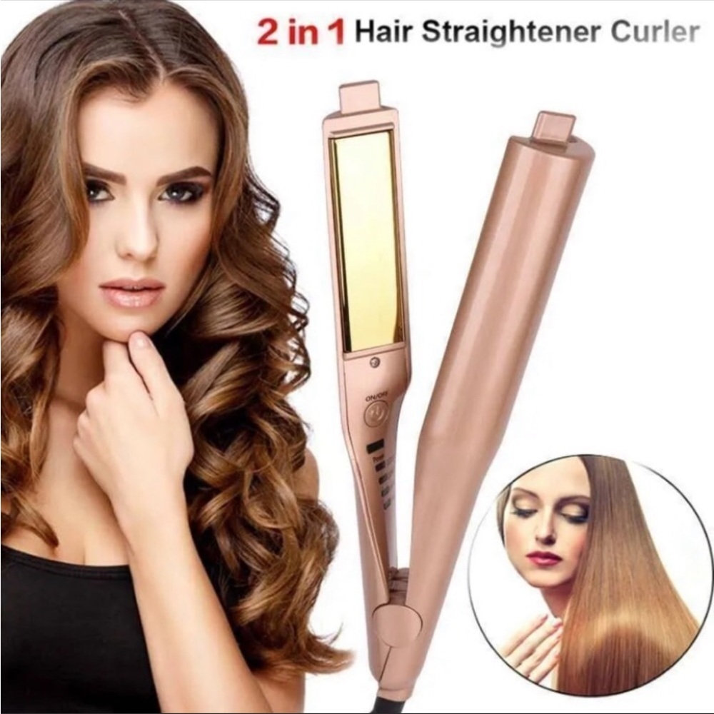 Landot two and one straightener and curler
